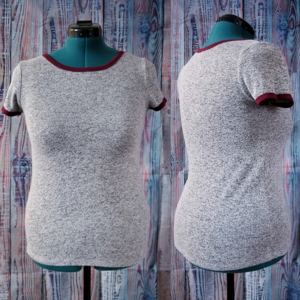 Purple Snow cotton short sleeve shirt